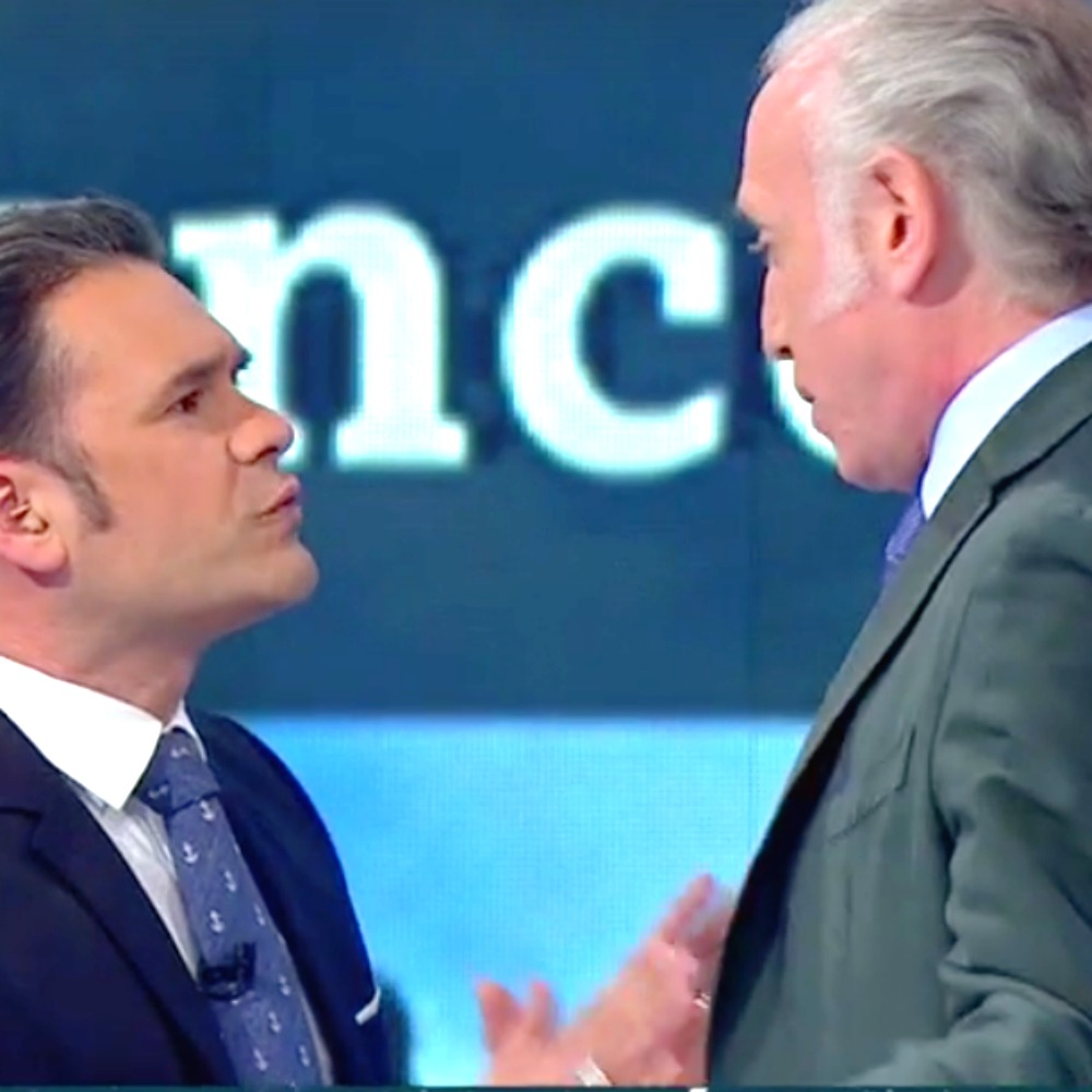 La gran bronca de Eduardo Inda e Iñaki López (con abandono de plató incluido)