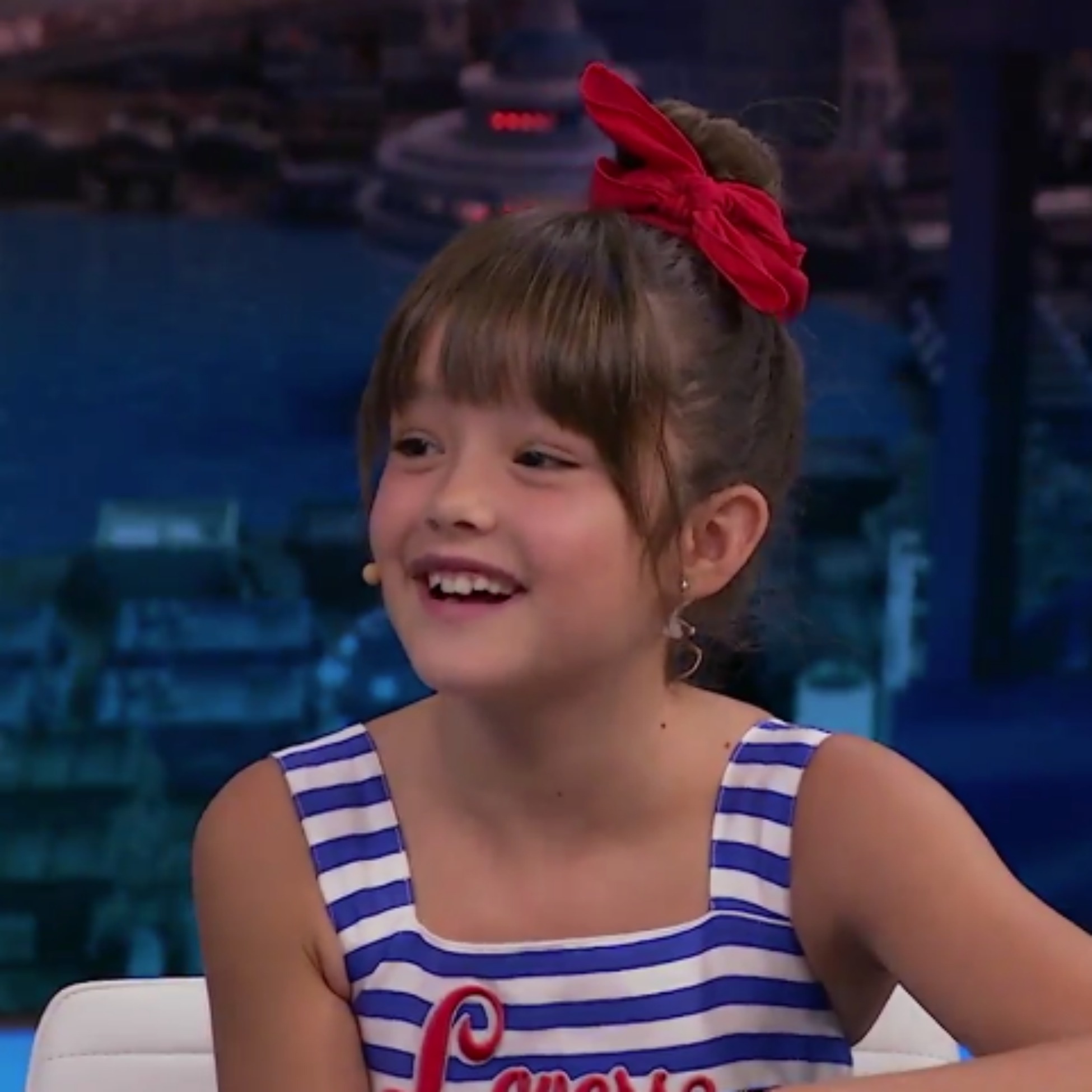 Así cortó Luna Fulgencio (9 años) a Pablo Motos