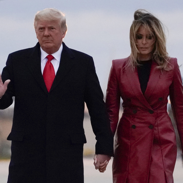 Otro gesto revelador de Melania Trump