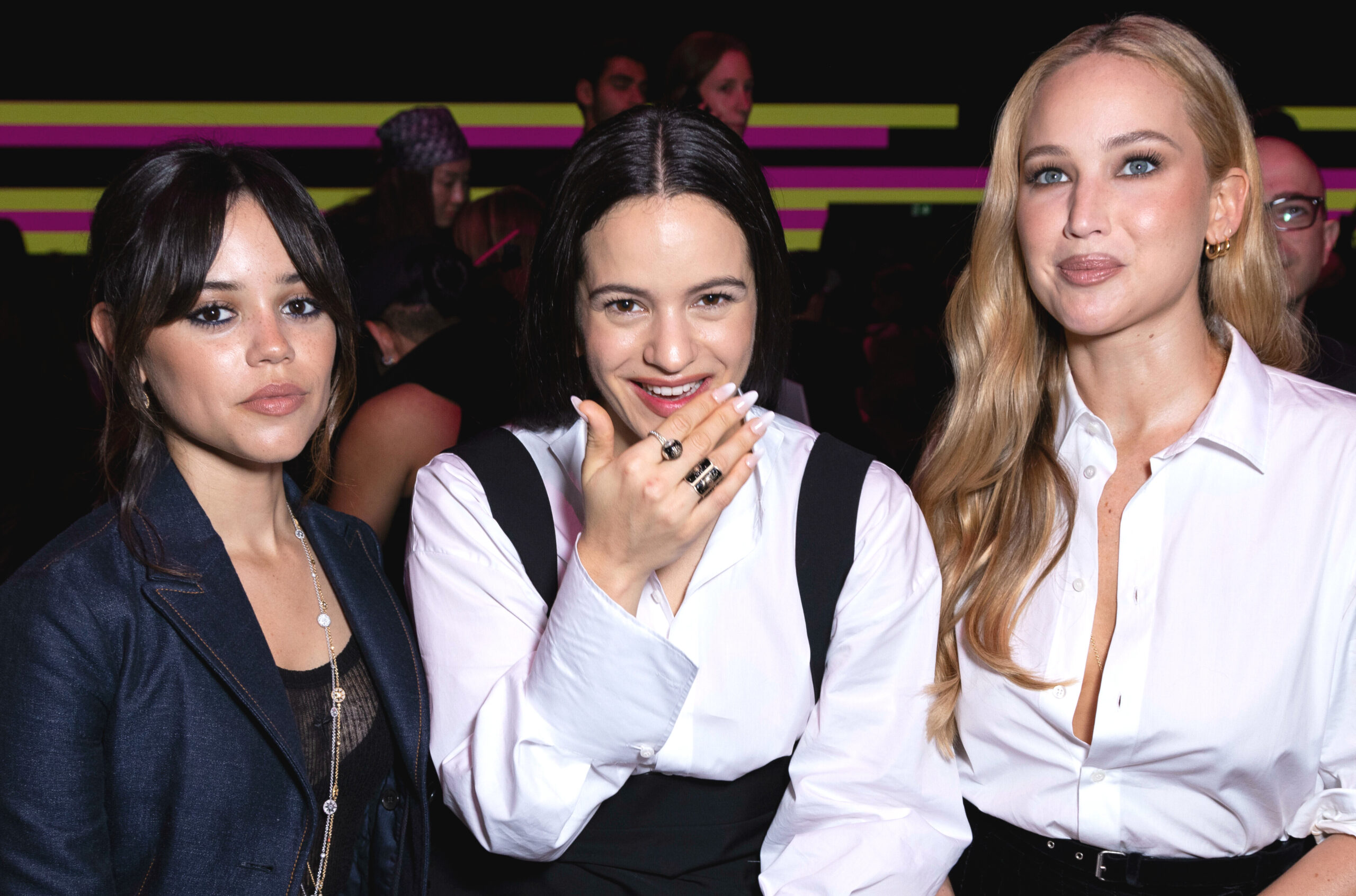 Sucedió en París: Jenna Ortega, Rosalía, Jennifer Lawrence (y más)