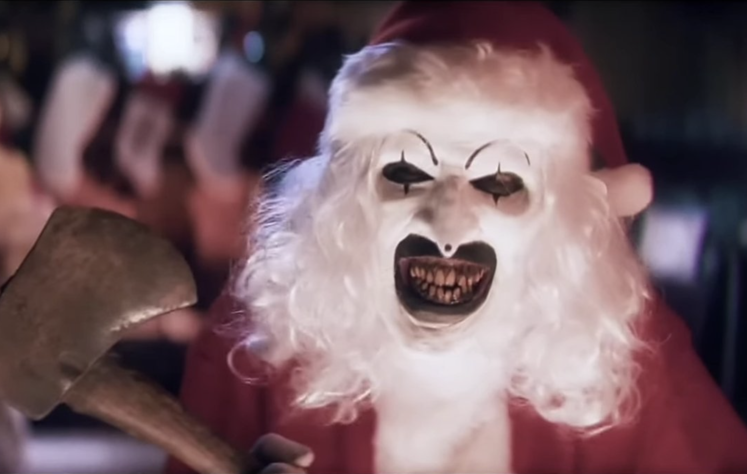 Art The Clown y la ‘belleza’ navideña de su terror gore