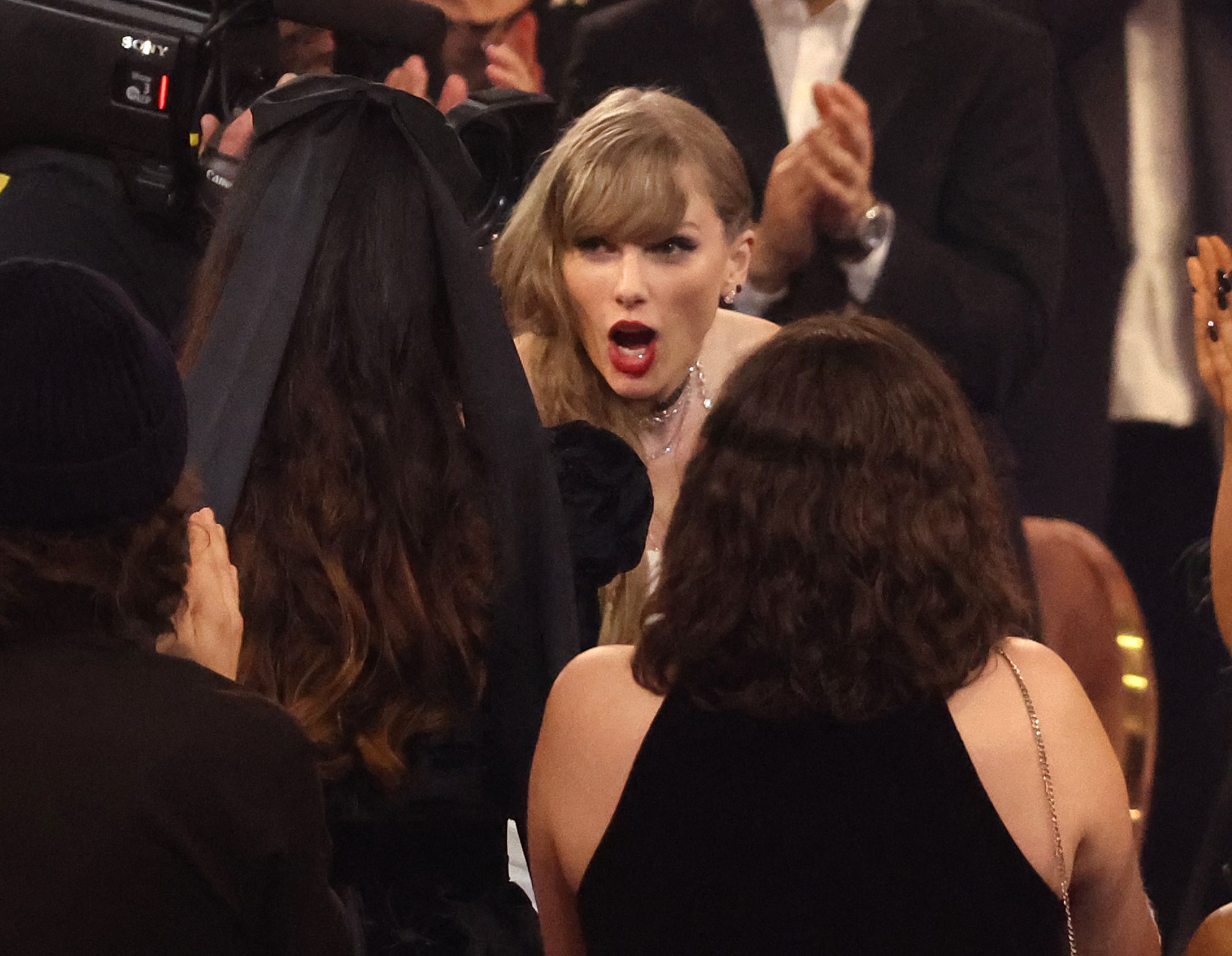 Taylor fue el centro de atención