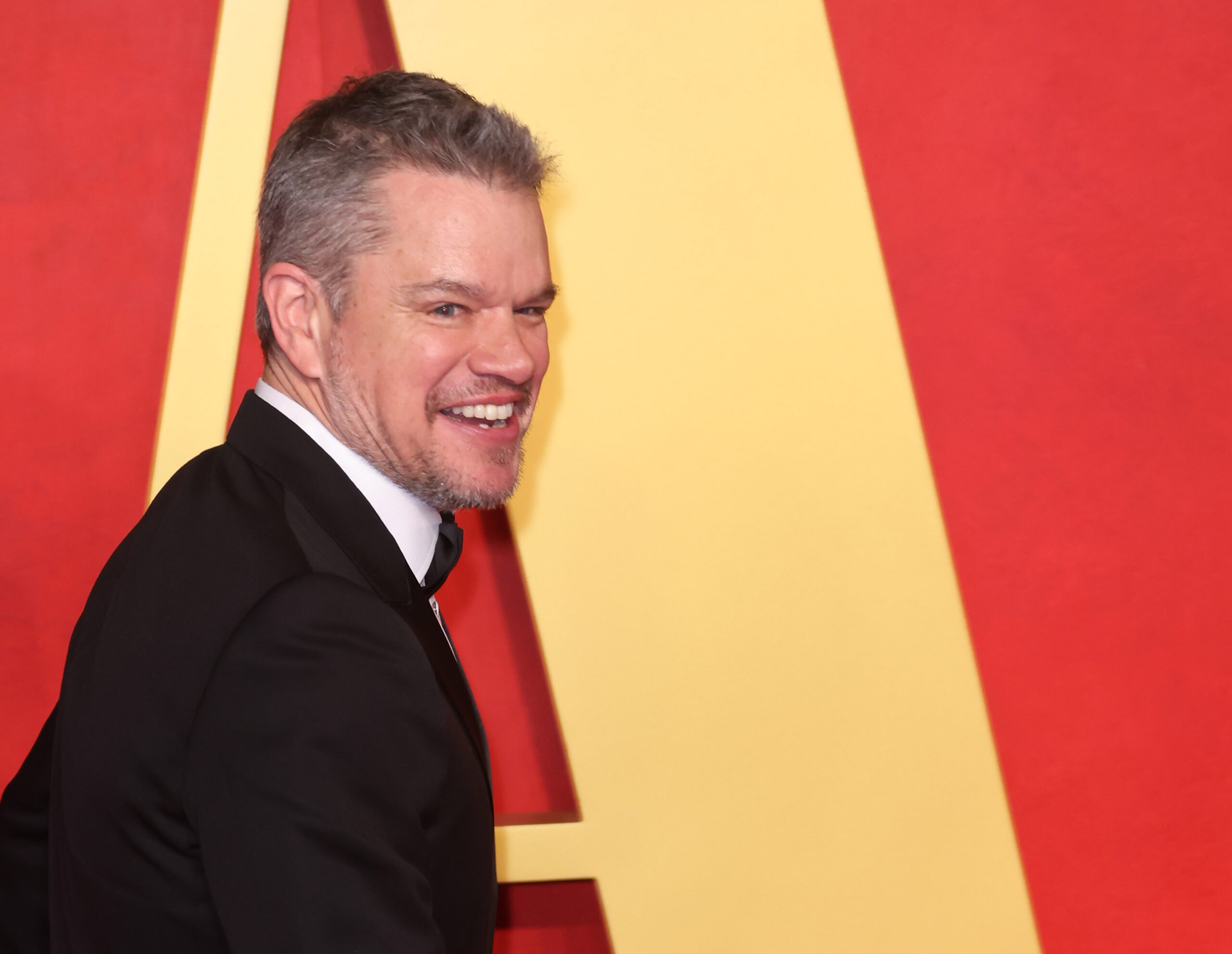 Matt Damon en la fiesta Vanity Fair
