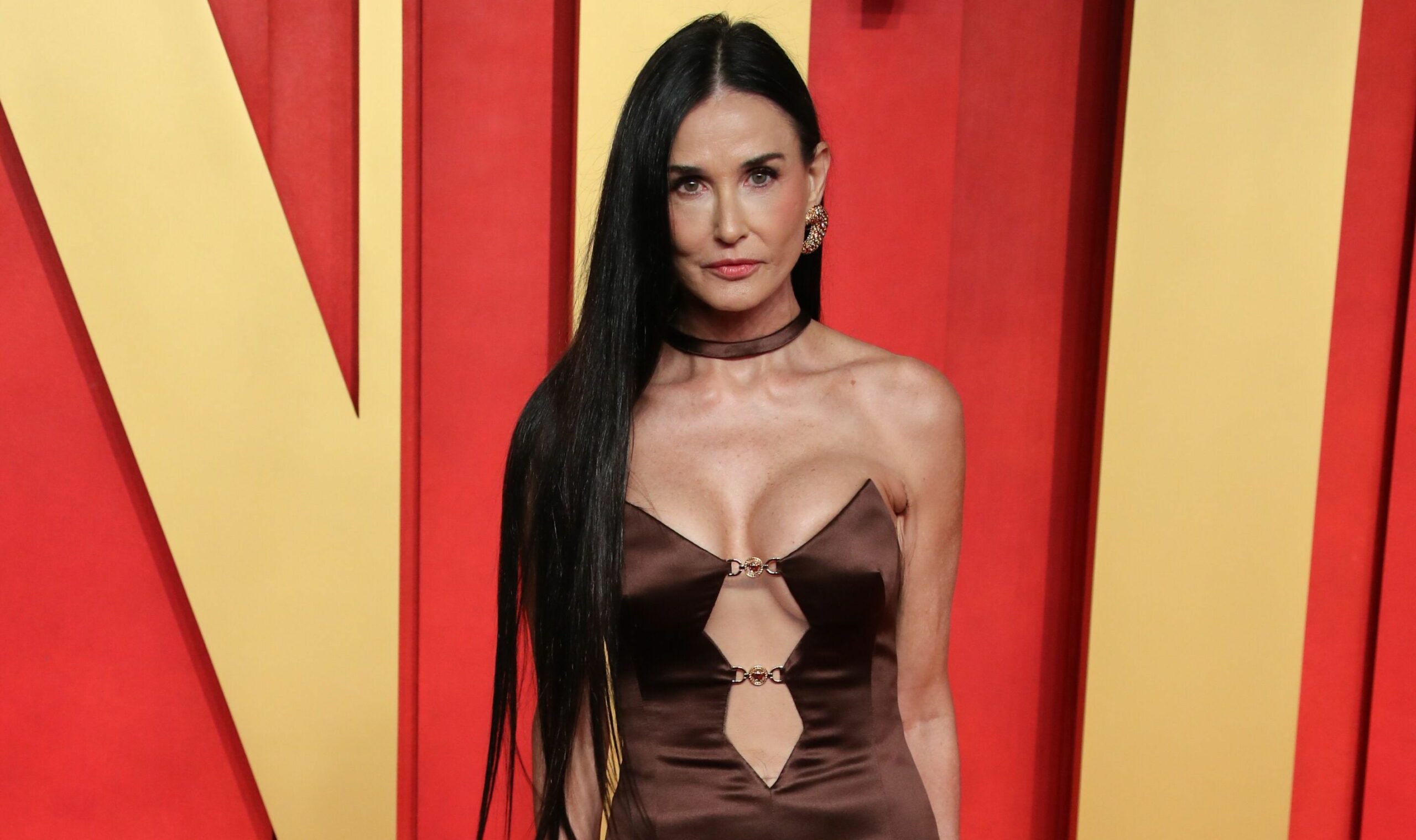 Demi Moore en la fiesta Vanity Fair