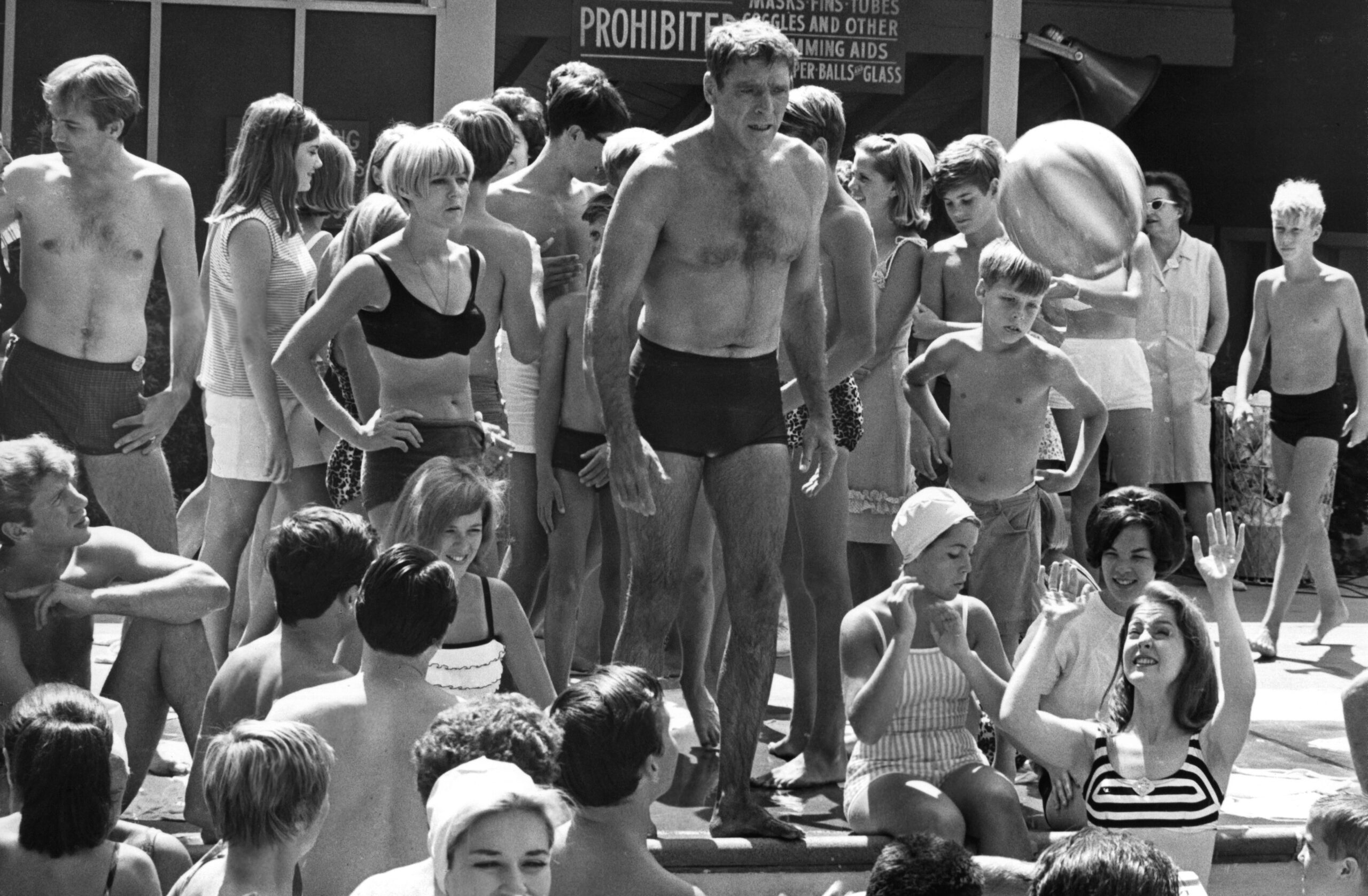 Burt Lancaster en 'El nadador'