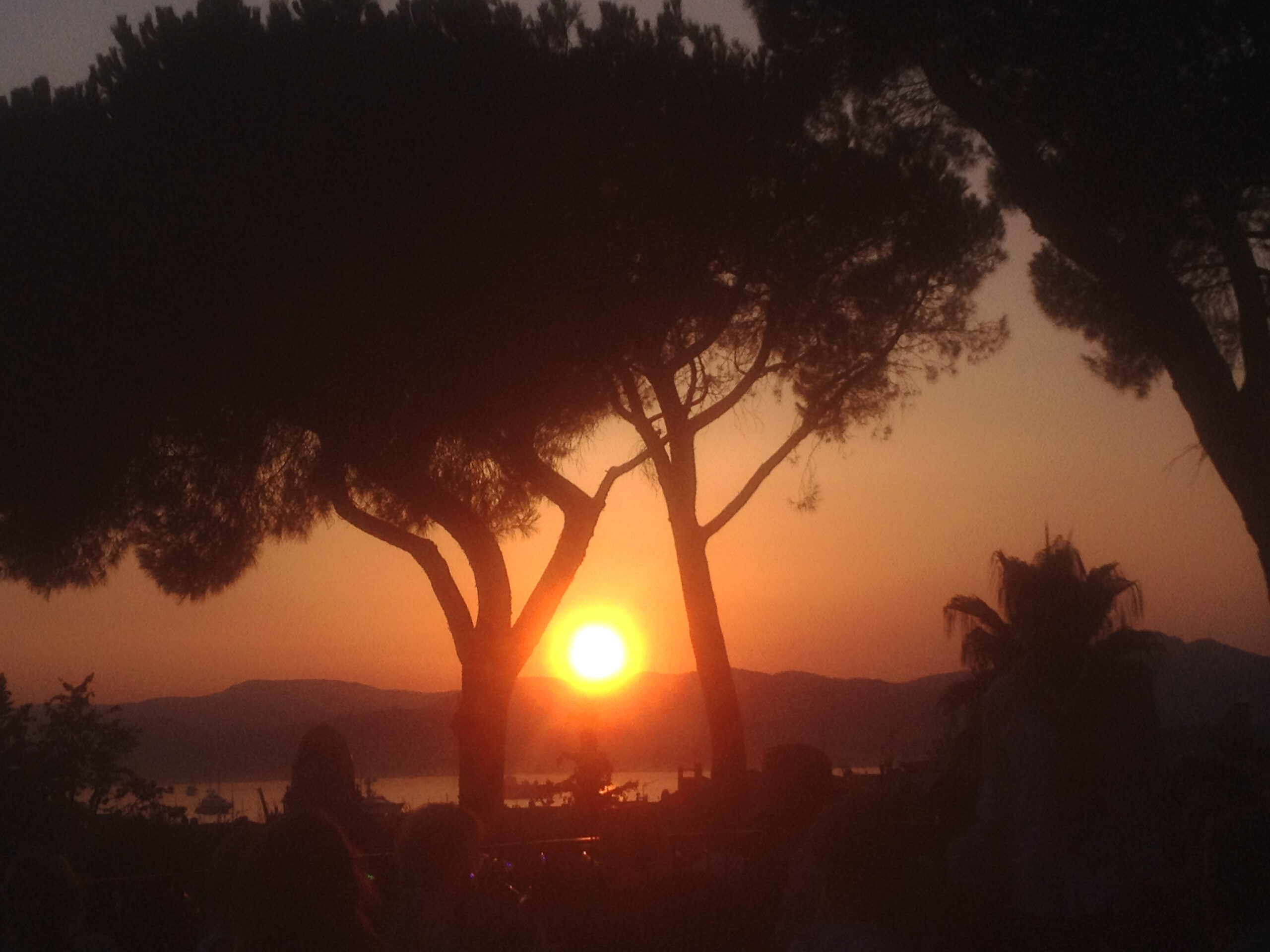 Atardecer de verano en Saint-Tropez