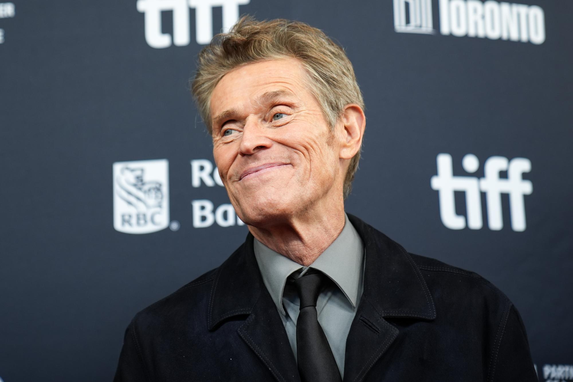 Willem Dafoe en el estreno de 'Saturday Night'