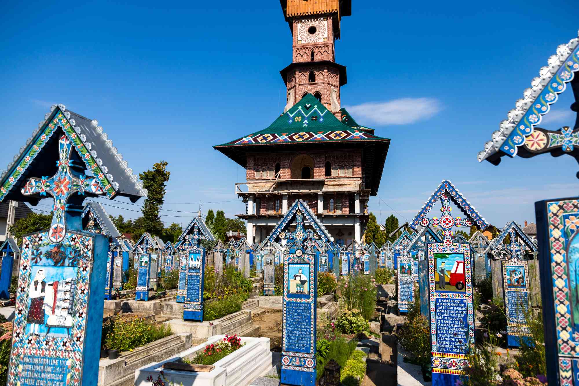 Cementerio Alegre de Sapanta, Rumanía