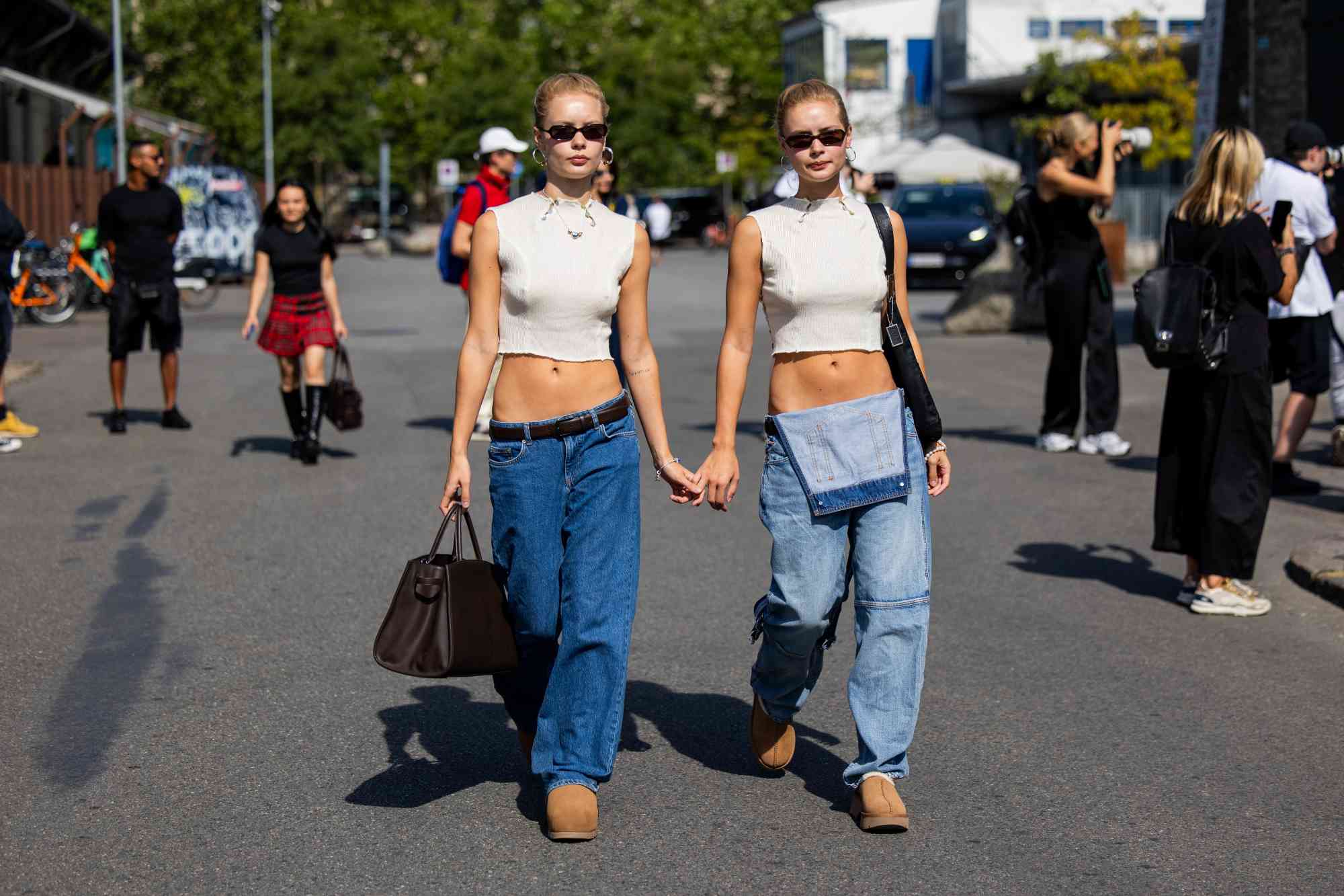 Pantalón de tiro bajo