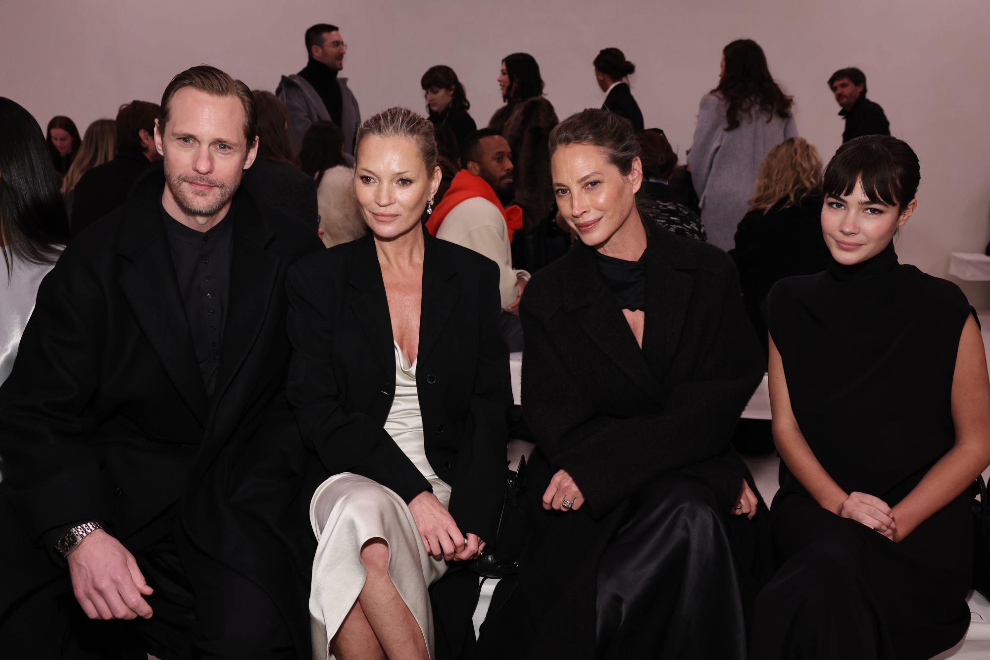 Un front row de lujo