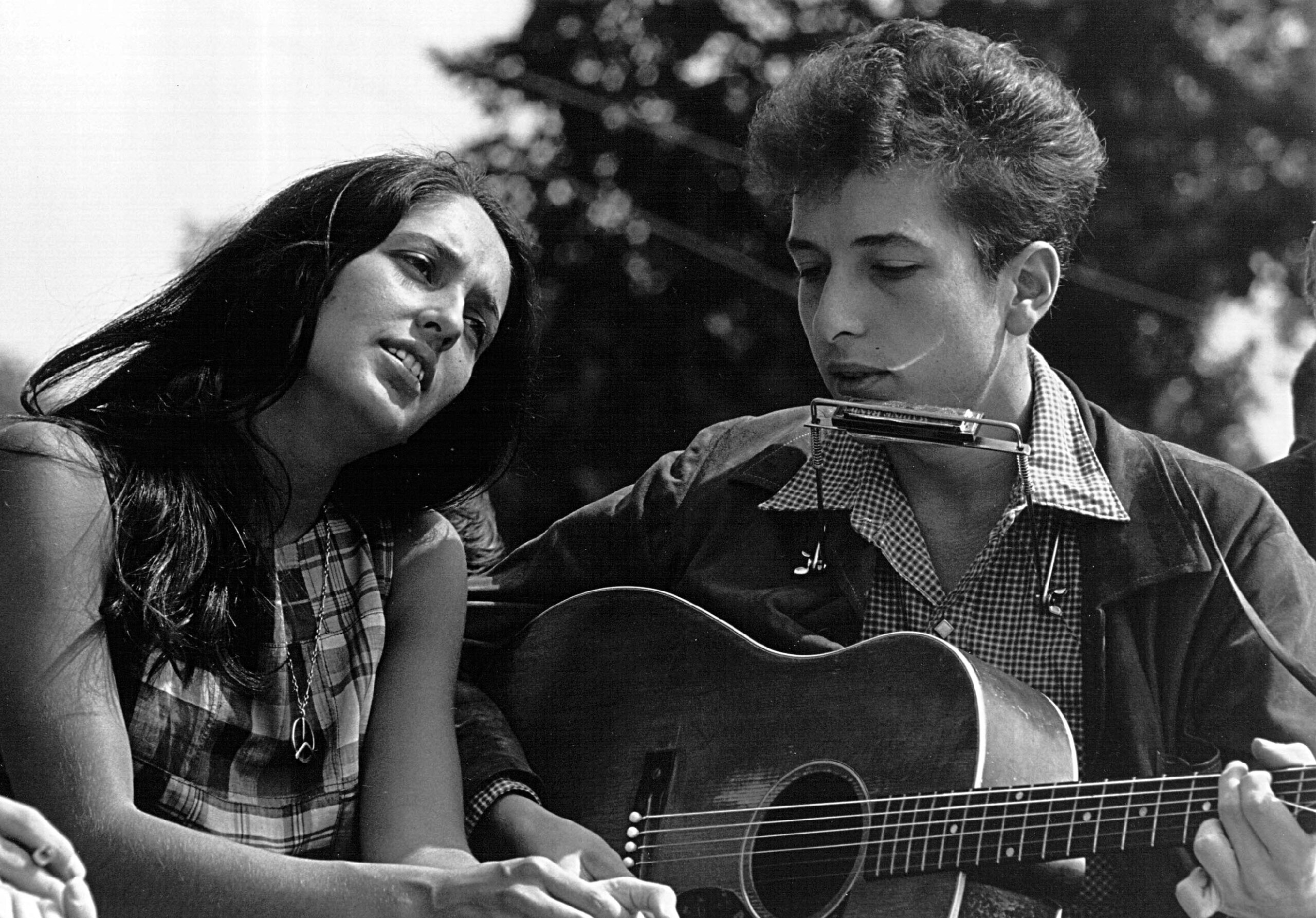 Joan Baez y Bob Dylan