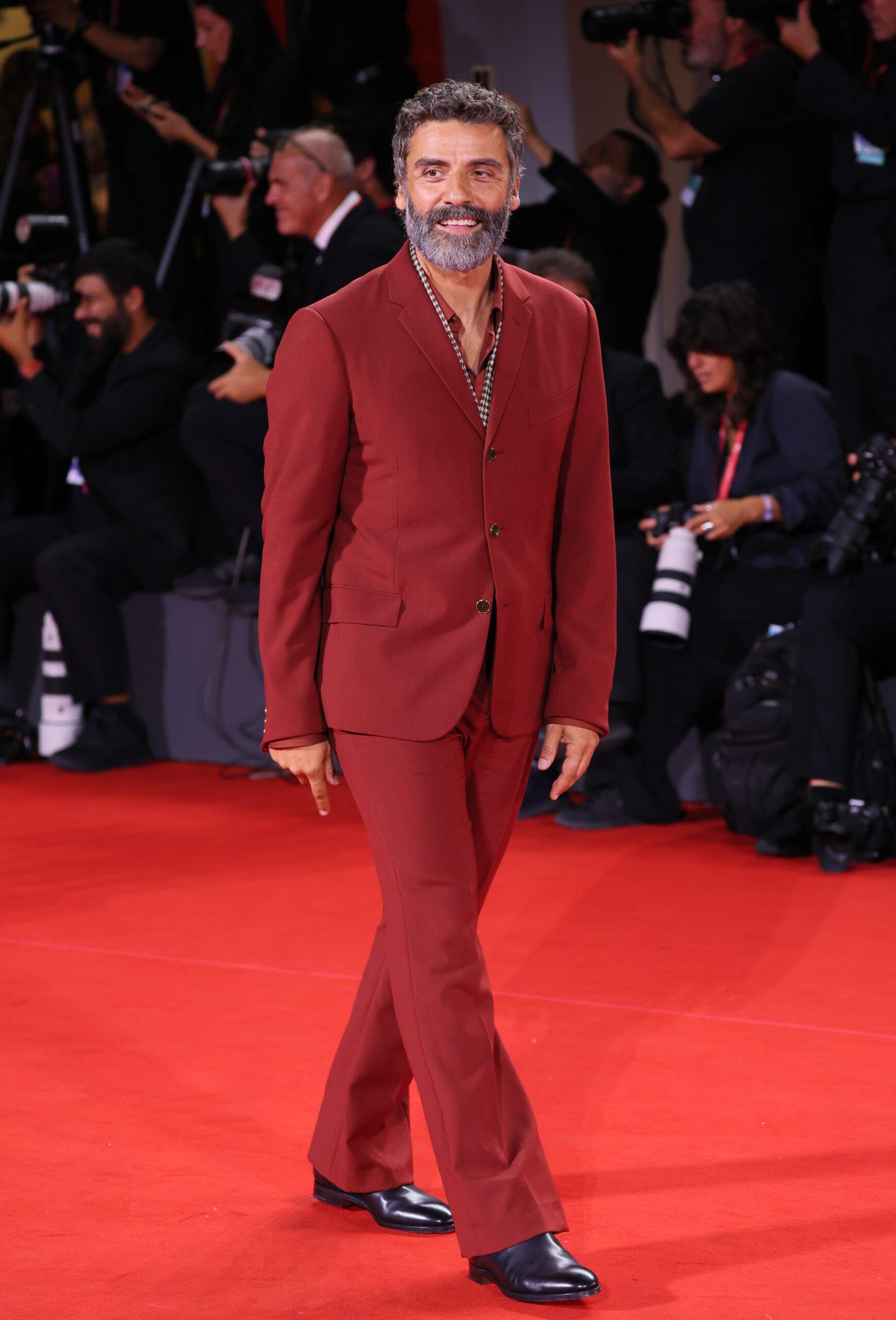 Oscar Isaac en el festival de Venecia 2025
