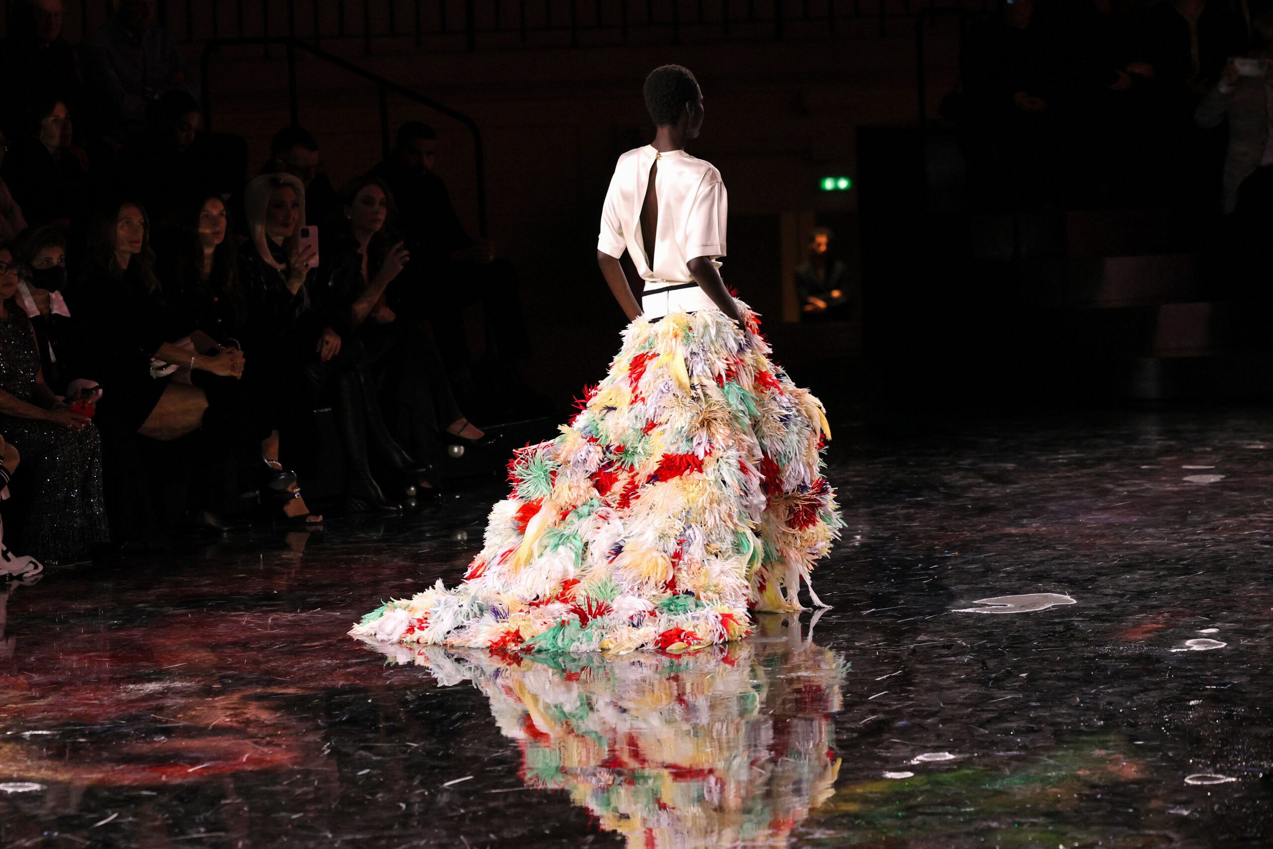 Otro instante del desfile Chanel