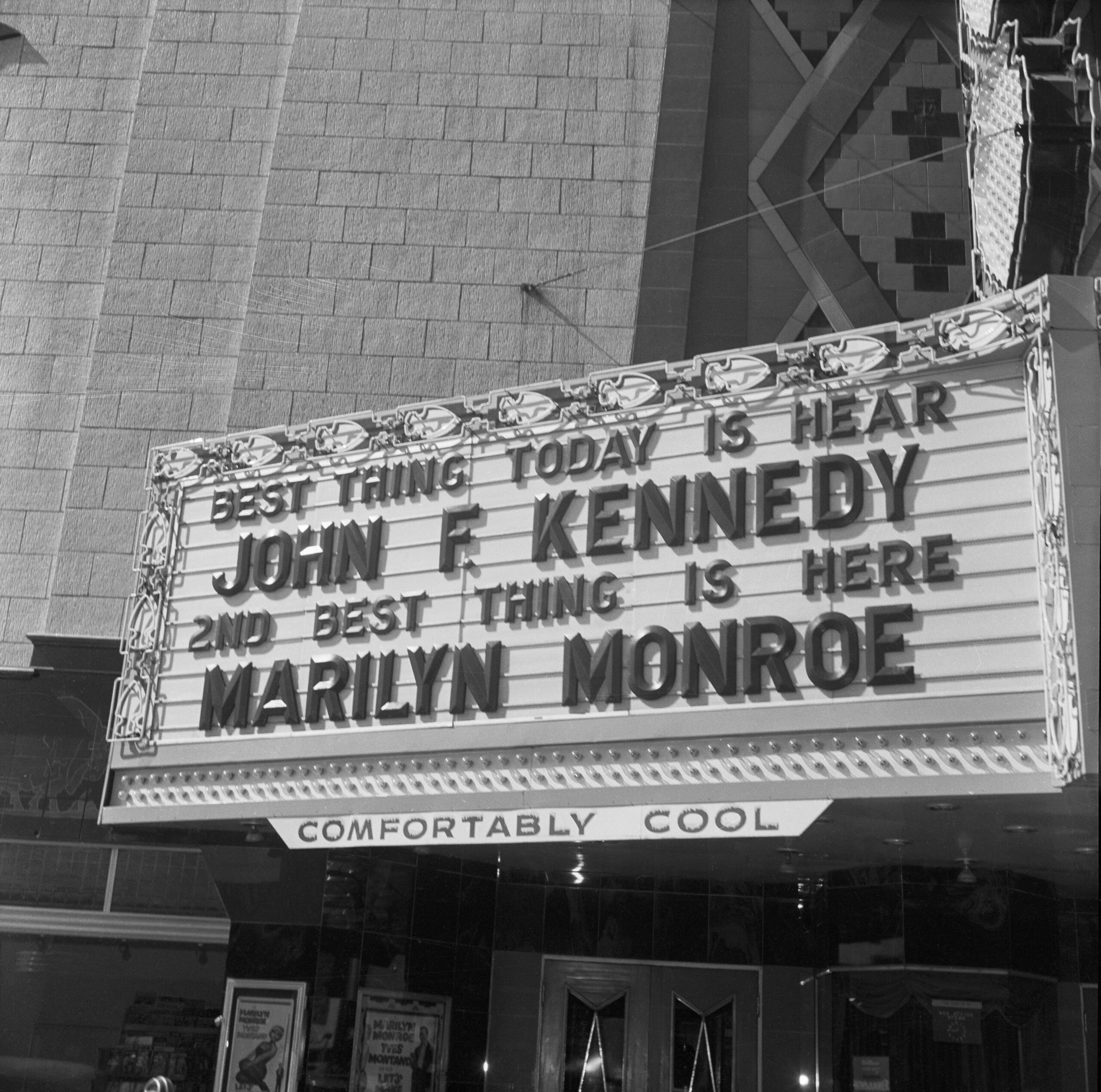 Marilyn Monroe y John F. Kennedy